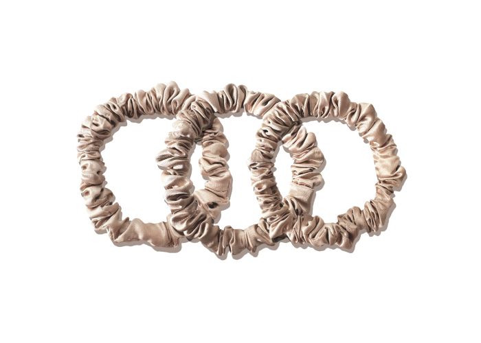 Skinny Scrunchies - 3 pieces - Champagne