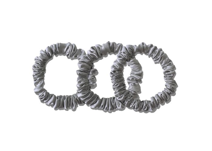 Skinny Scrunchies - 3 pieces - French Grey