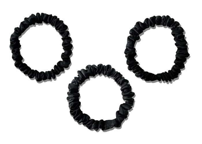Skinny Scrunchies - 3 pieces - Moody Black