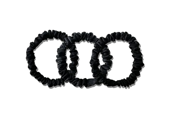 Skinny Scrunchies - 3 pieces - Moody Black