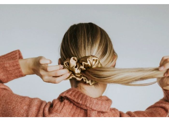 Large Scrunchies - 3 pieces - Golden