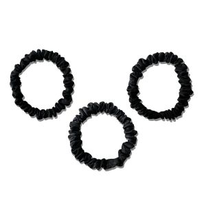 Skinny Scrunchies - 3 pieces - Moody Black