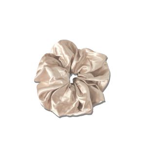 Silk Scrunchie - Oversized - Champagne