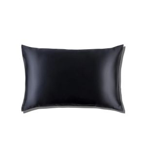 Silk Pillowcase - Moody Black